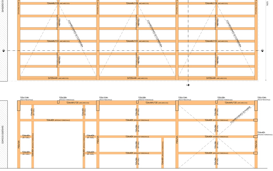 ampliamento di un fabbricato ad uso produttivo | Piombino Dese, Padova | progettazione strutturale | 2012